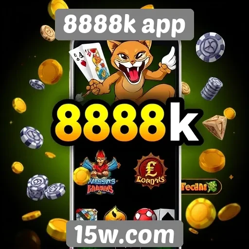 8888k app oferece diversidade de jogos online